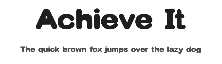 Achieve It