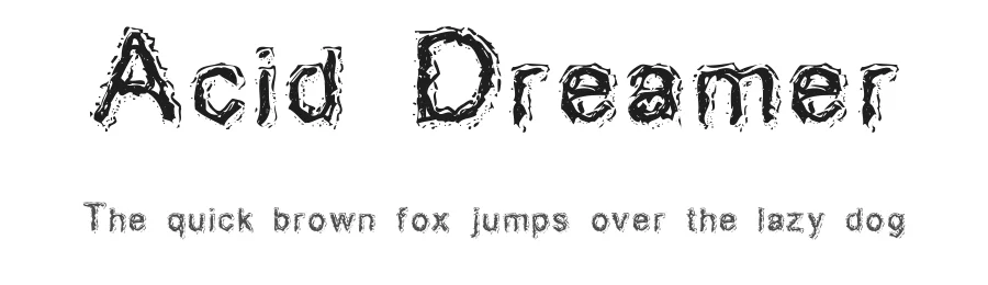 Acid Dreamer by GemFonts / Typotheticals — Decorative Font