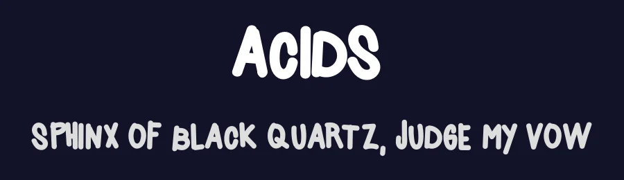 Acids by Leonard Posavec - LeoSupply.co — Decorative Font — thumbnail 2