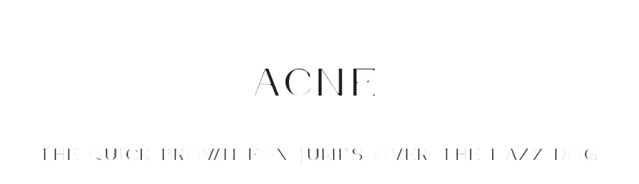Acne