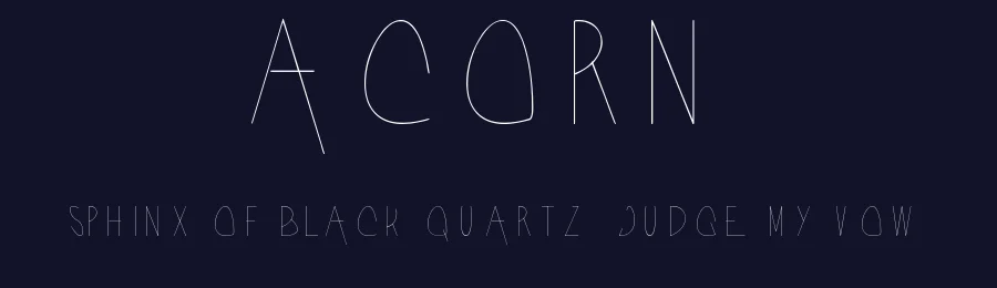 Acorn by William  Bayley — Script Handwritten Font — thumbnail 2