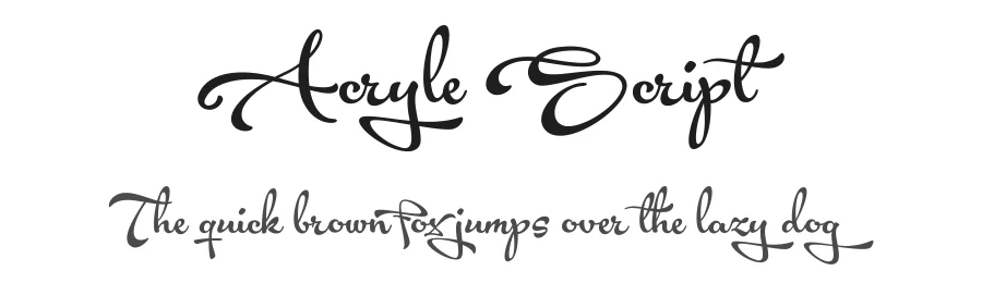 Acryle Script