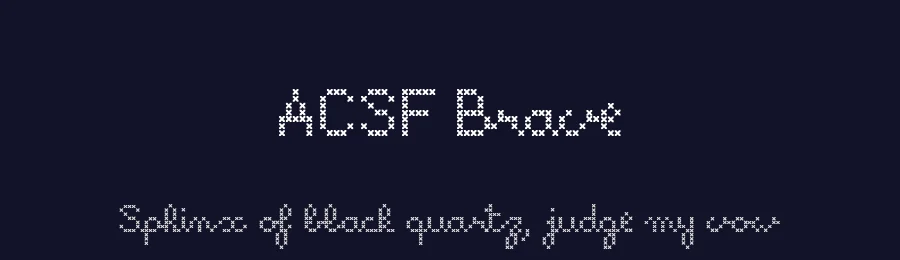 ACSF Brave by P. Baudin — Decorative Font — thumbnail 2