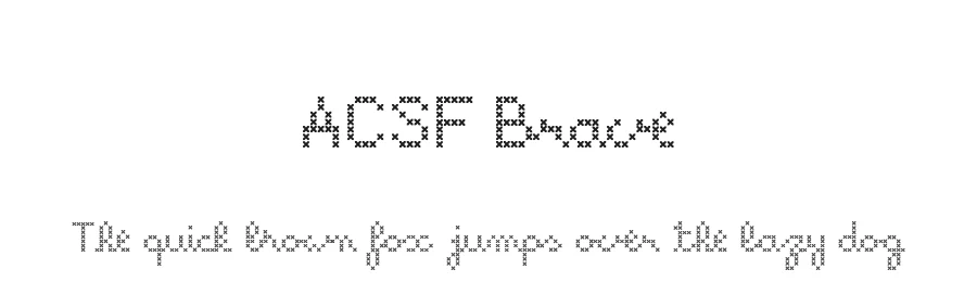 ACSF Brave by P. Baudin — Decorative Font