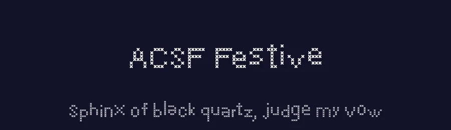 ACSF Festive by P. Baudin — Decorative Font — thumbnail 2