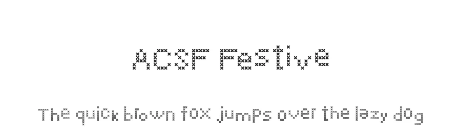 ACSF Festive by P. Baudin — Decorative Font