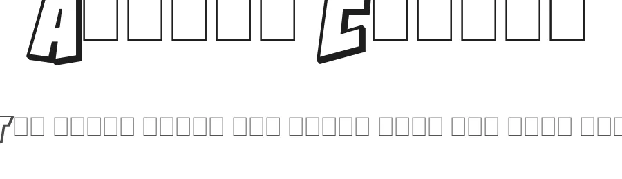 Action Comics by imagex β Decorative Font