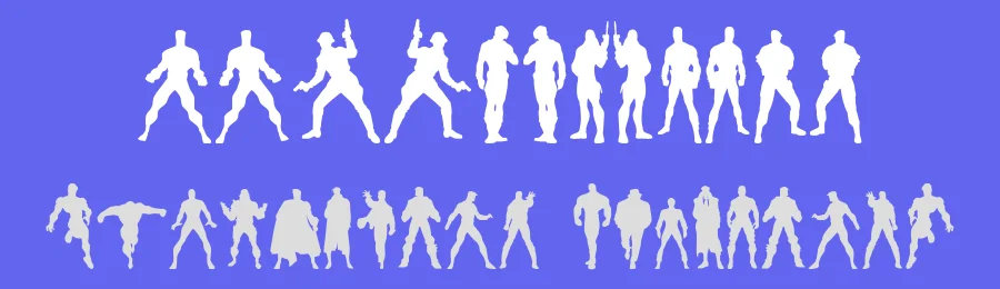 Action Men by Iconian Fonts — Dingbats Font — thumbnail 3