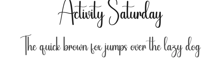 Activity Saturday
