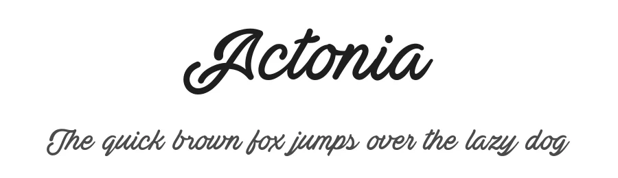 Actonia