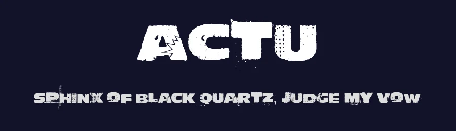 Actu by imagex — Decorative Font — thumbnail 2