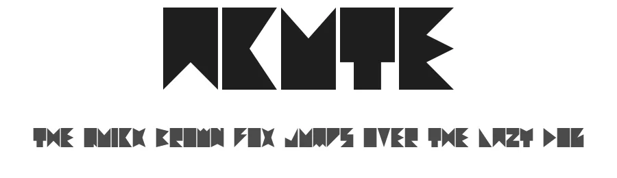 Acute by mikoramirez — Display Font