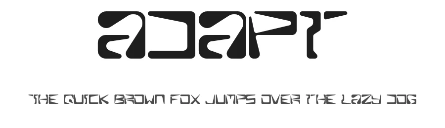Adapt by jaelyn monet β Decorative Font
