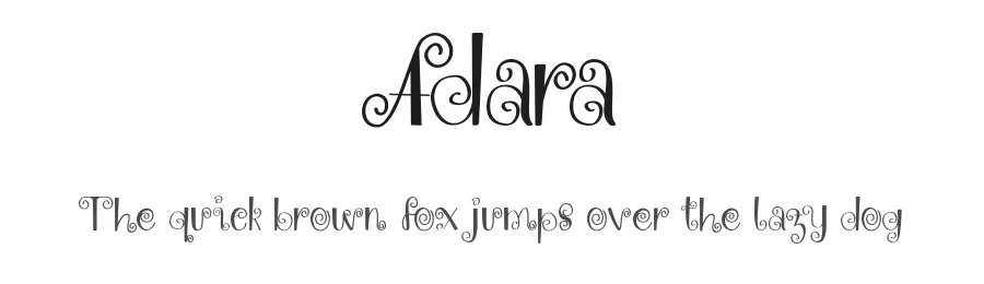 Adara by Burhanul Jauhar Arifin — Decorative Font