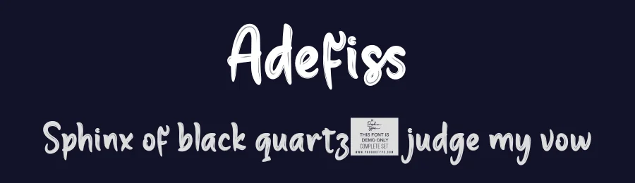 Adefiss by productype.com — Script Handwritten Font — thumbnail 2