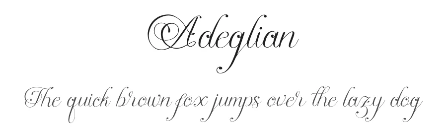Adeglian by Denustudios — Script Handwritten Font