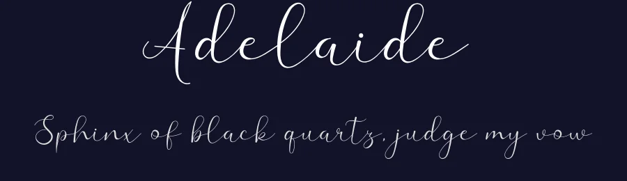 Adelaide by Airotype — Script Handwritten Font — thumbnail 2