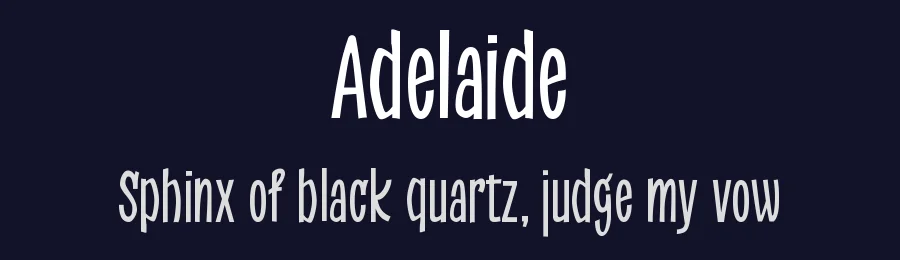 Adelaide by Omaikraf Studio — Decorative Font — thumbnail 2