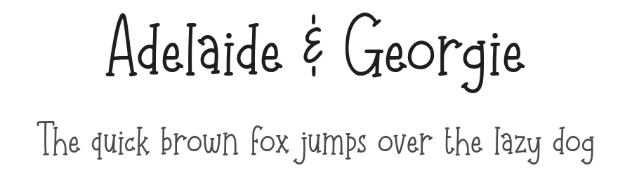 Adelaide & Georgie