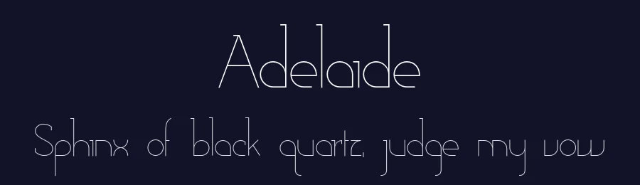 Adelaide by Ryan Williamson — Sans Serif Font — thumbnail 2