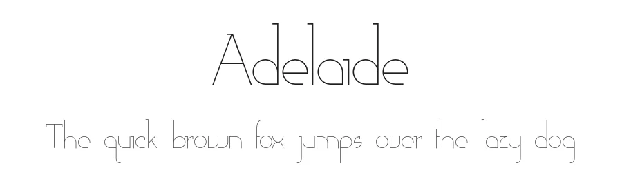 Adelaide by Ryan Williamson β Sans Serif Font