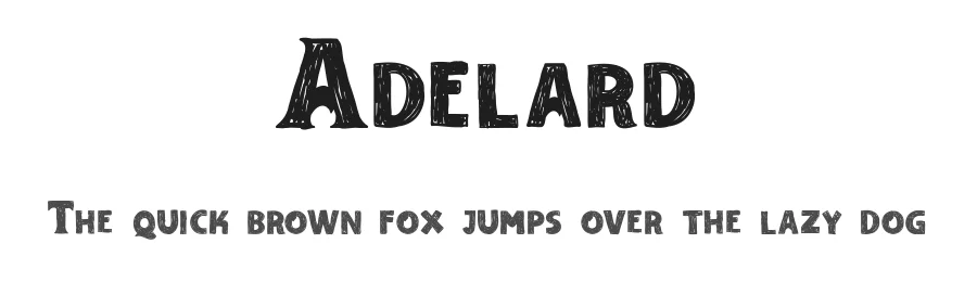 Adelard by Garisman Studio — Decorative Font