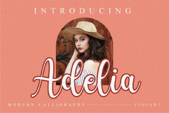 Adelia Font by fiqiart by fiqiart — Script Handwritten Font