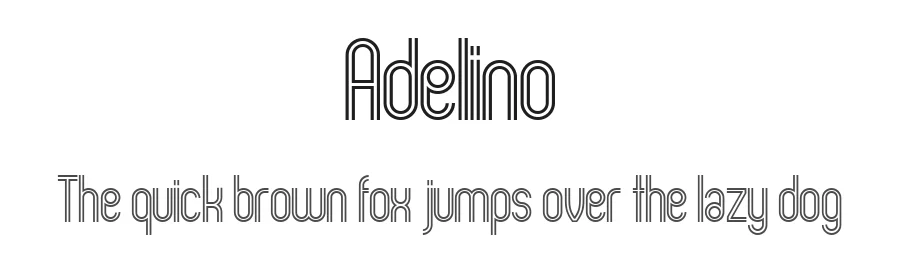 Adelino by Vladimir Nikolic — Sans Serif Font