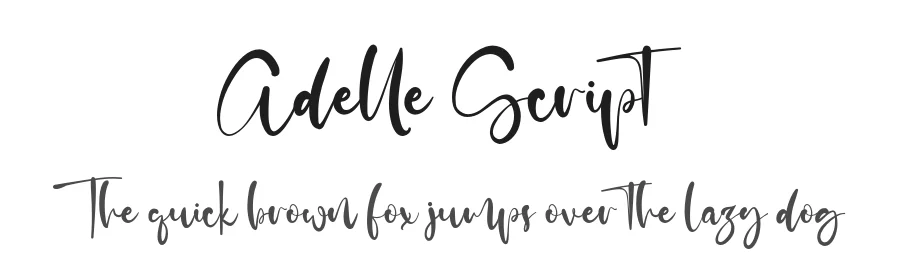 Adelle Script