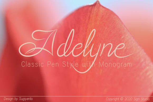 Adelyne Font by Sign Studios — Script Handwritten Font