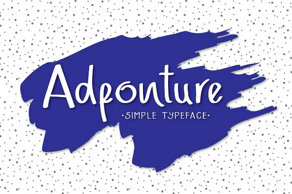 Adfonture Font by Atjcloth Studio β Script Handwritten Font