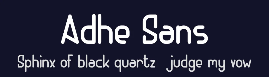 Adhe Sans by InspiraType — Sans Serif Font — thumbnail 2