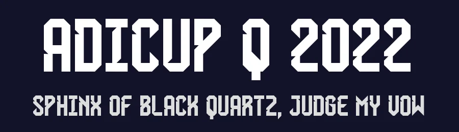 AdiCup Q 2022 by Caveras — Display Font — thumbnail 2