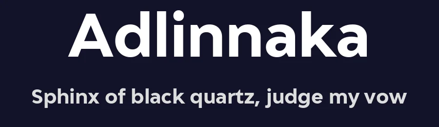 Adlinnaka by Harmnessless Type — Sans Serif Font — thumbnail 2