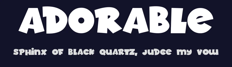 Adorable by Hawtpixel — Decorative Font — thumbnail 2