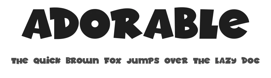 Adorable by Hawtpixel — Decorative Font