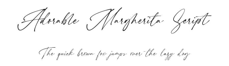 Adorable Margherita Script