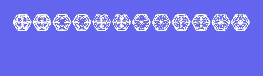 Adornos by Vladimir Nikolic — Dingbats Font — thumbnail 3