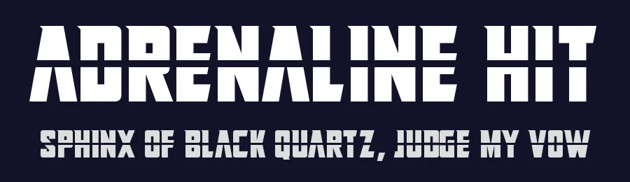 Adrenaline Hit by Hawtpixel — Display Font — thumbnail 2