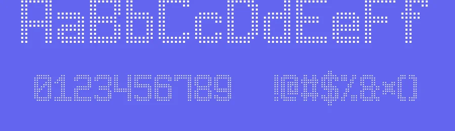 Advanced Dot Digital-7 by Style-7 — Display Font — thumbnail 3