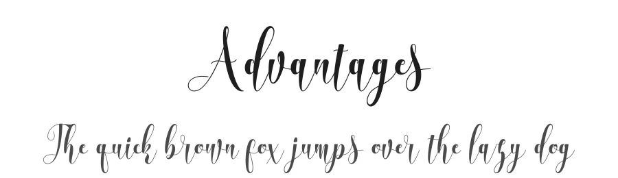 Advantages