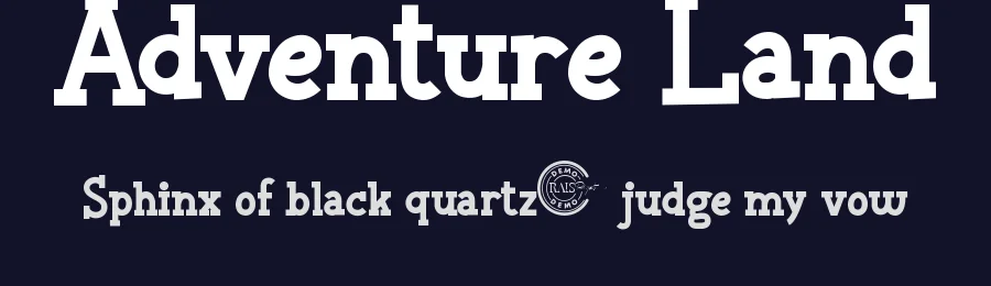 Adventure Land by RaisProject — Decorative Font — thumbnail 2