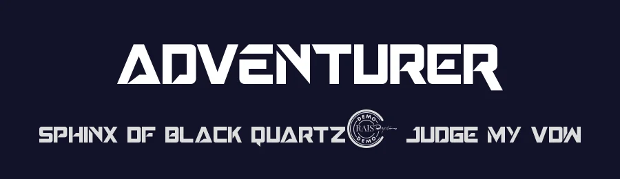 Adventurer by RaisProject — Display Font — thumbnail 2