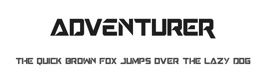 Adventurer by RaisProject — Display Font
