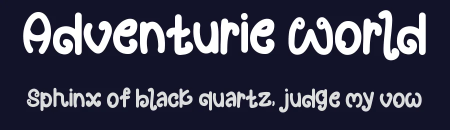 Adventurie World by Dhabee Studio — Decorative Font — thumbnail 2