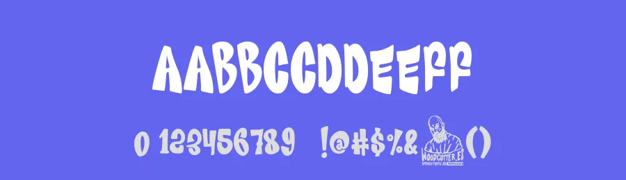 Advertising Pulp by Woodcutter — Decorative Font — thumbnail 3