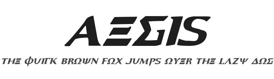 Aegis by Iconian Fonts — Decorative Font