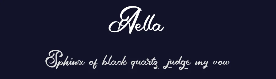 Aella by Vunira Design — Script Handwritten Font — thumbnail 2