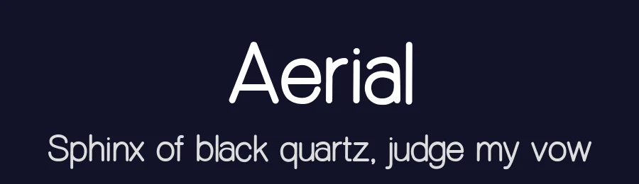 Aerial by Almaz Studio — Sans Serif Font — thumbnail 2