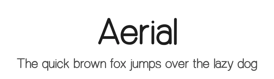 Aerial by Almaz Studio — Sans Serif Font